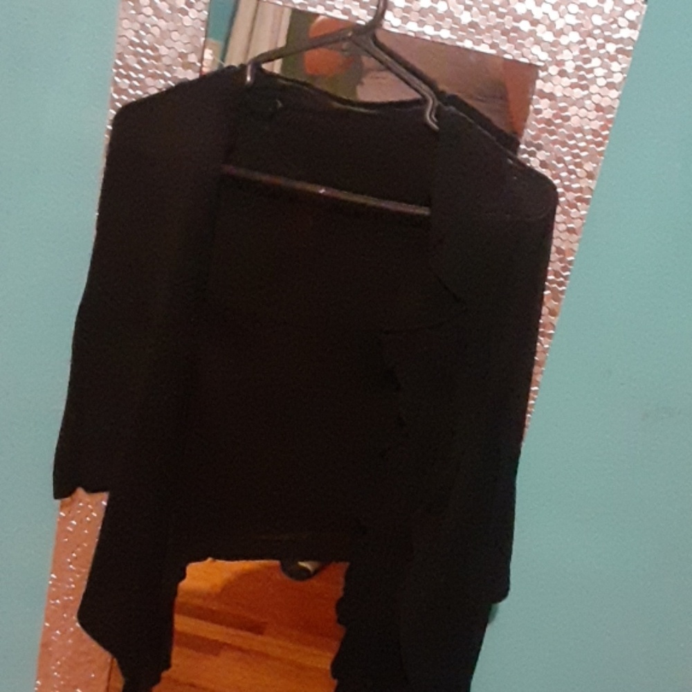 Black cardigan